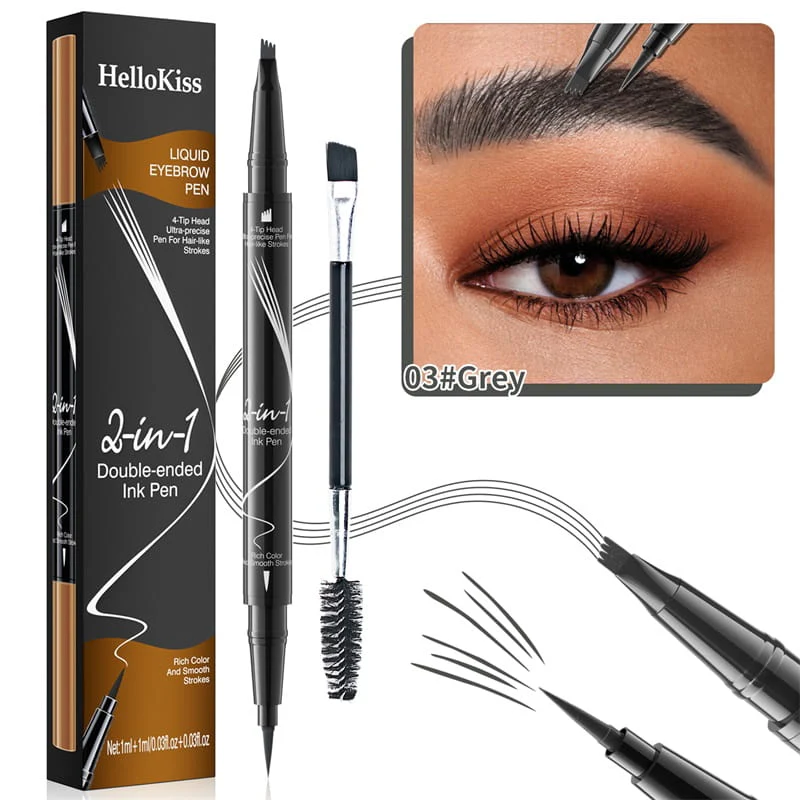 LAST DAY BUY 2 GET 1 FREE2-In-1 Waterproof Long-Lasting Eyebrow Pen LAST DAY BUY 2 GET 1 FREE2-In-1 Waterproof Long-Lasting Eyebrow Pen