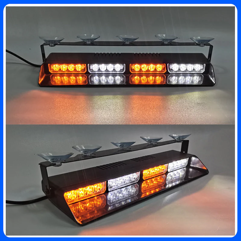 Time-limited Special Windshield Suction Cup Strobe Warning Light for Vehicles