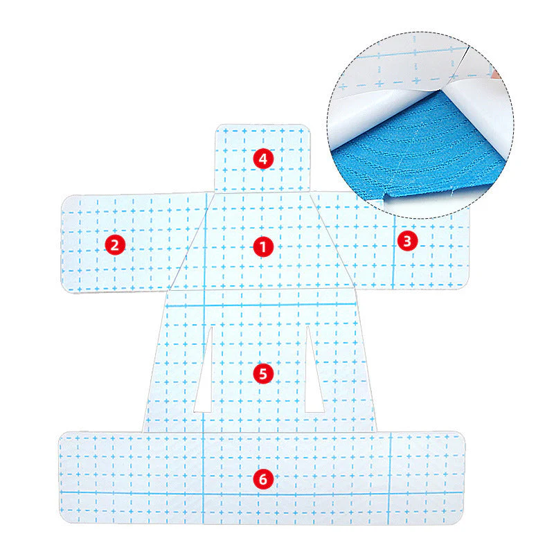 Pre-Cut Elastic Shoulder Support Kinesiology Tapes