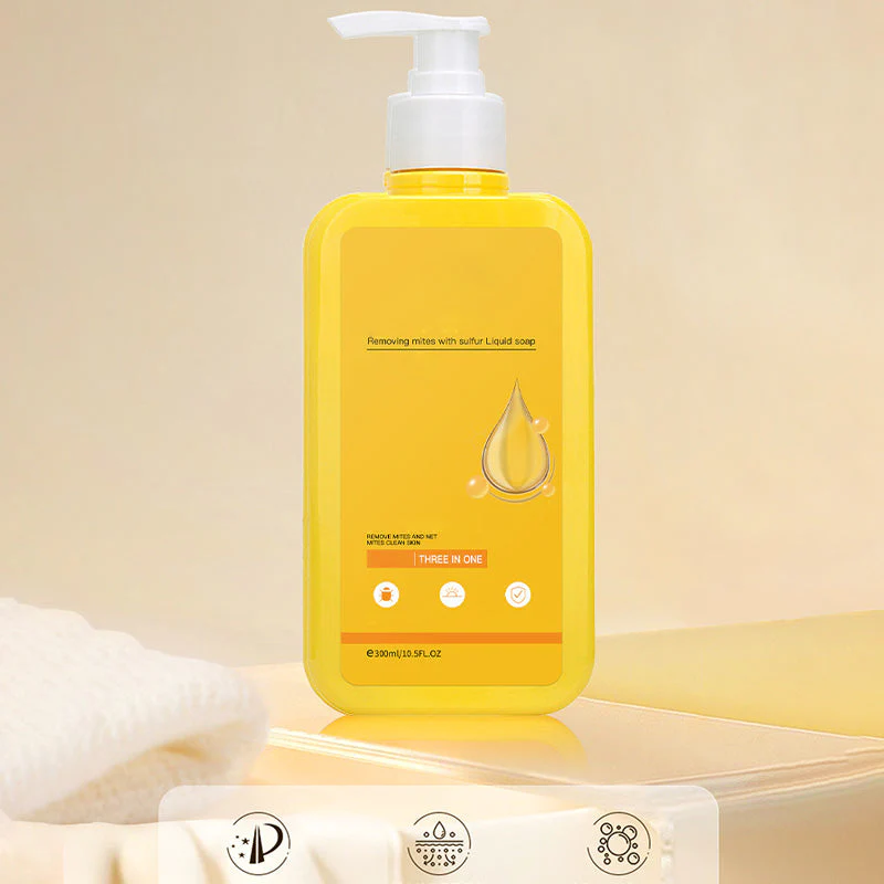 3-in-1 Sulfur Mite-Removal Liquid Soap