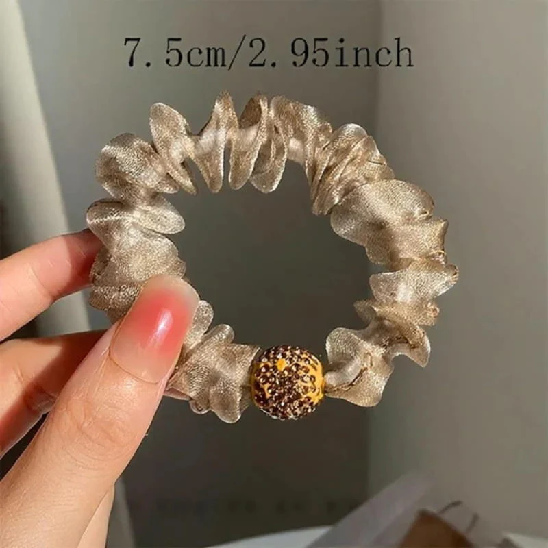 Hot Sale 50% OFFElegant Rhinestone Mesh Hair Ties