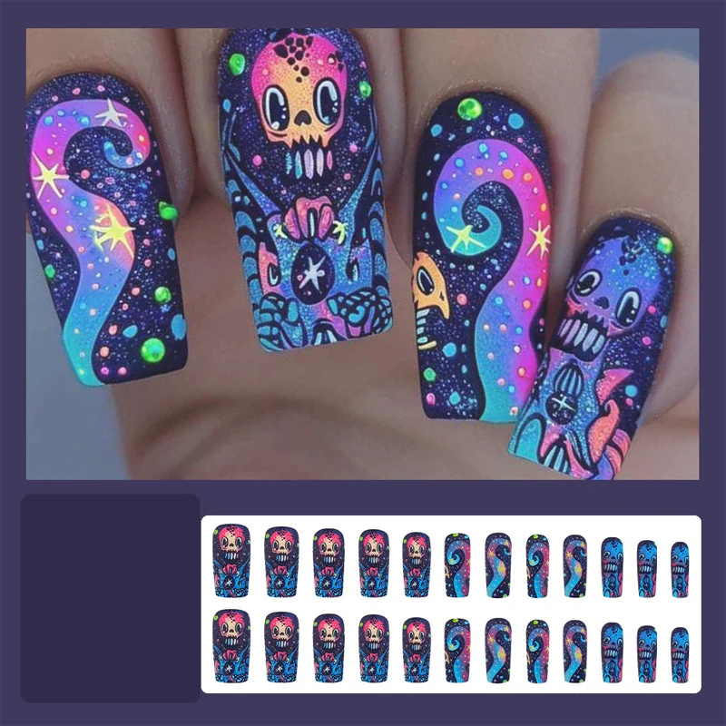 Halloween Style Press On Nails