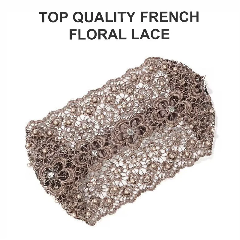 Summer Sale 49% OFFPlum Blossom Hollow Beaded Wide Headband