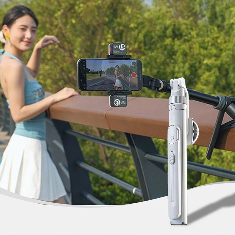 360° Magnetic & Clamping 2-in-1 Selfie Stick 360° Magnetic & Clamping 2-in-1 Selfie Stick