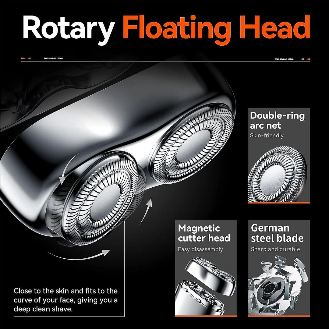 HOT SALE2025New Upgrade Pocket Shaver USB Mini Shavers for Men Rechargeable Waterproof Compact Electric Razor for Home, Car, Travel