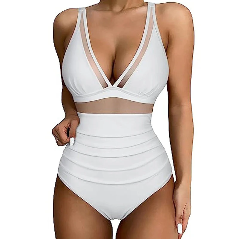   Pre-Summer Sale 50% OFFMesh Tummy Control Swimsuit