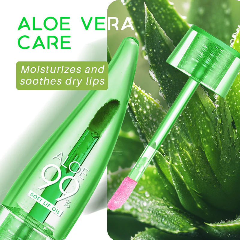  Buy 1 Get 1 Free Aloe Vera Moisturizing Color-Changing Lip Gloss
