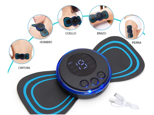 Hot SalePortable Massager with 8 Modes and LCD Screen - Mini Muscle Stimulator for Pain Relief