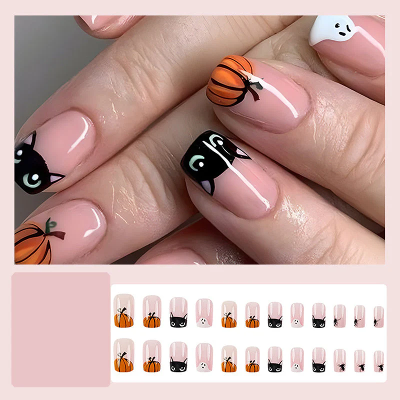 Halloween Style Press On Nails