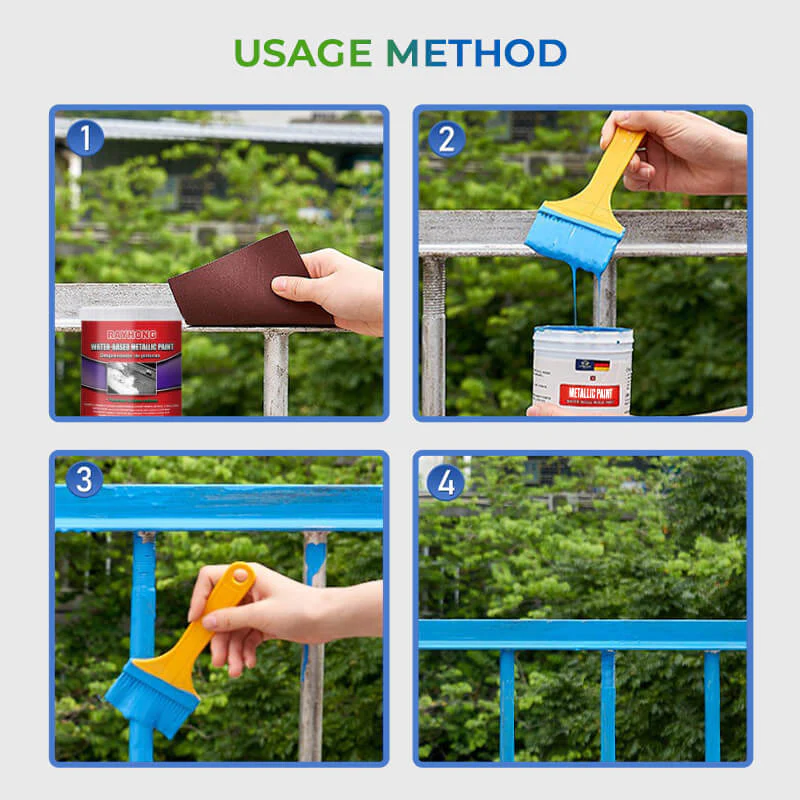 Water-based Metal Rust Remover Metallic Paint - BUY 2 FREE SHIPPING