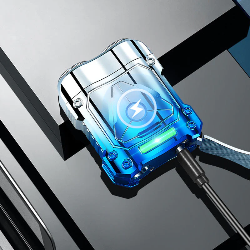   2025 New Mini Shaver—Compact Electric Razor & Charging Lighter Combo! 