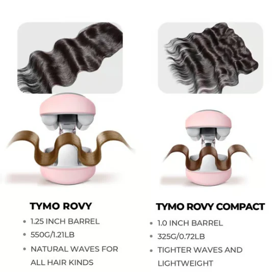 ROVY COMPACT Hair Waver Crimper, HairCurler & Curling lrons - BUY 2 FREE SHIPPING