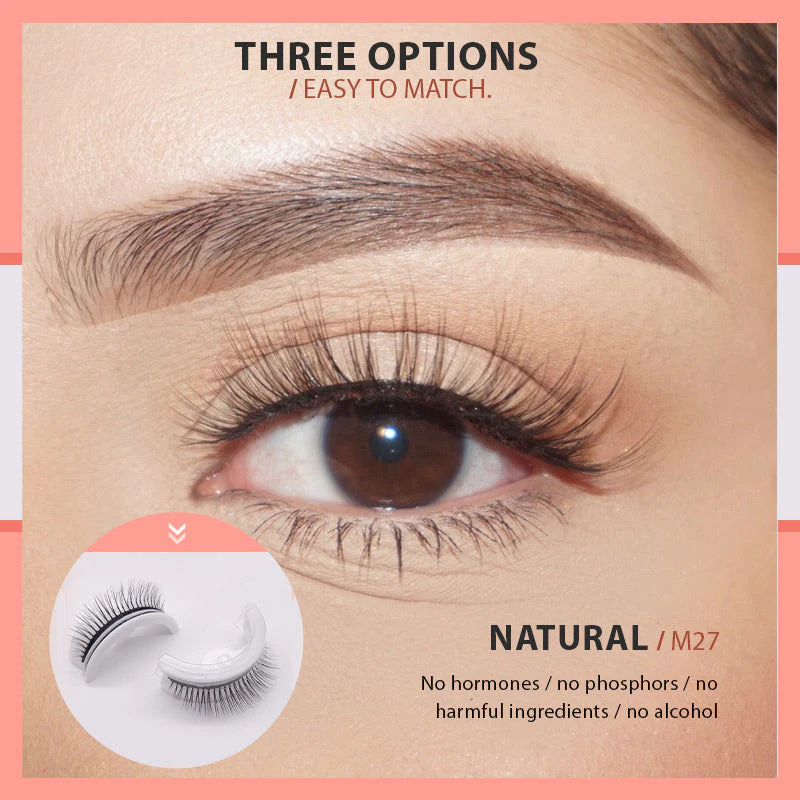 Buy 2 Get 1 FreeWaterproof & Reusable Self-Adhesive Eyelashes