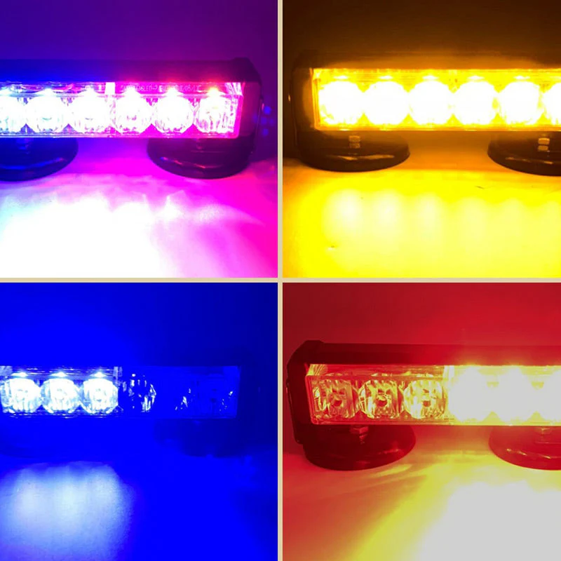 Car LED Magnetic Emergency Warning Flash Light